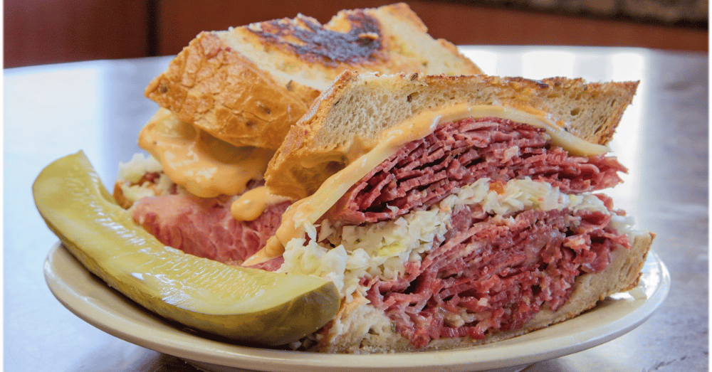 Shapiro's Delicatessen at 120 Years Old and Still Serving Indianapolis's Best Reuben - image of a sandwich