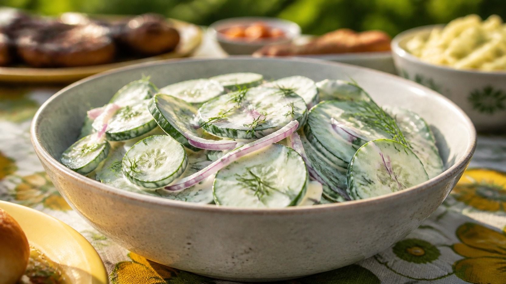 Why a 1970s Cucumber and Onion Salad Is Circulating Again